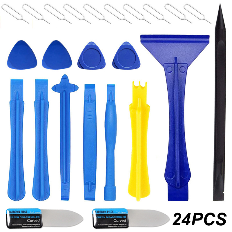 Electronics Repair Services - 24PCS/Set Plastic Pry Bar Blade Curved