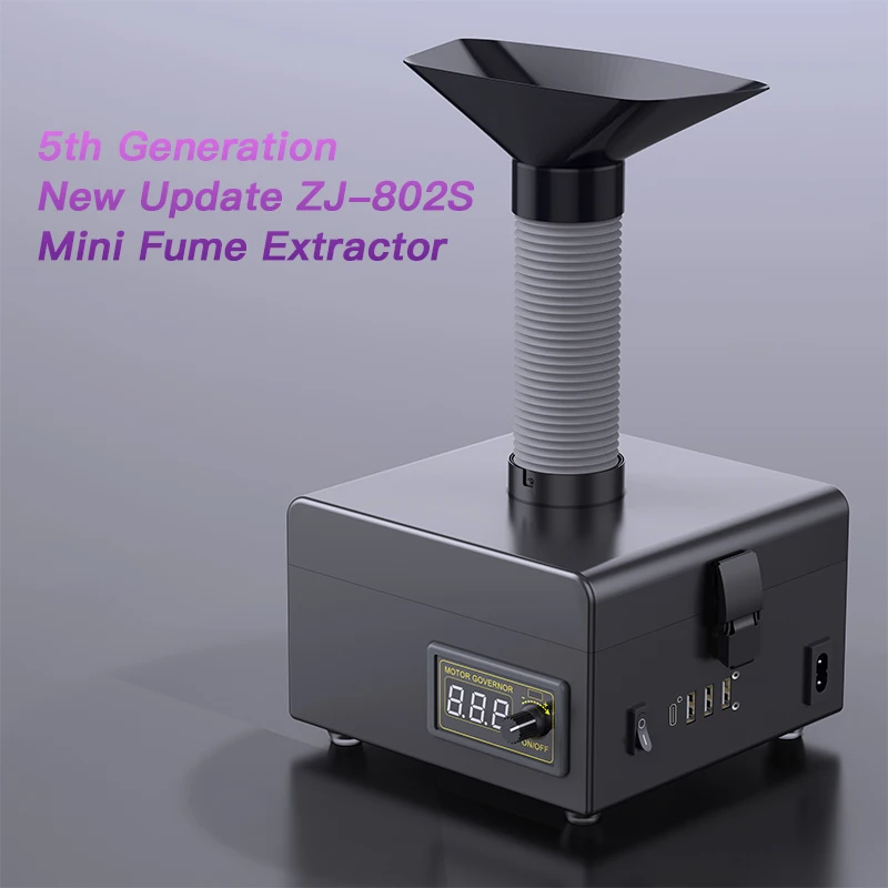 Electronics Repair Services - ZJ-802S New Fume Extractor Desktop Soldering
