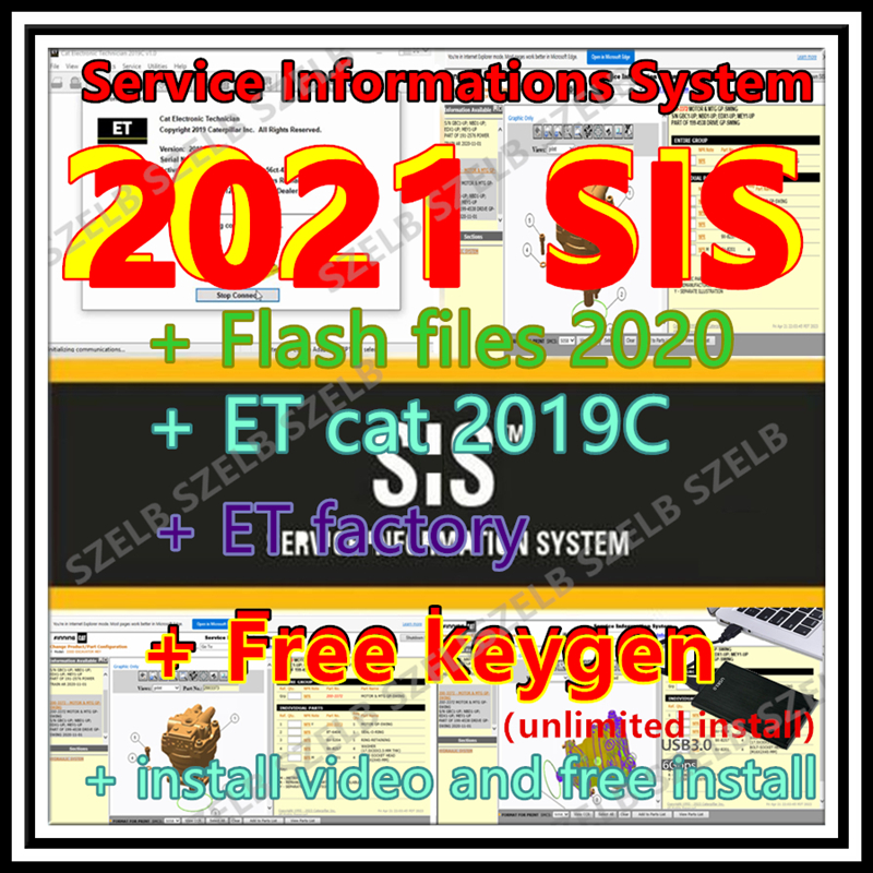 2021 SIS software + Cat ET 201 - Electronics Repair Services ulasan dan harga