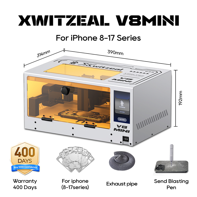 Xwitzeal® V8 MINI Laser Glue R - Electronics Repair Services ulasan dan harga